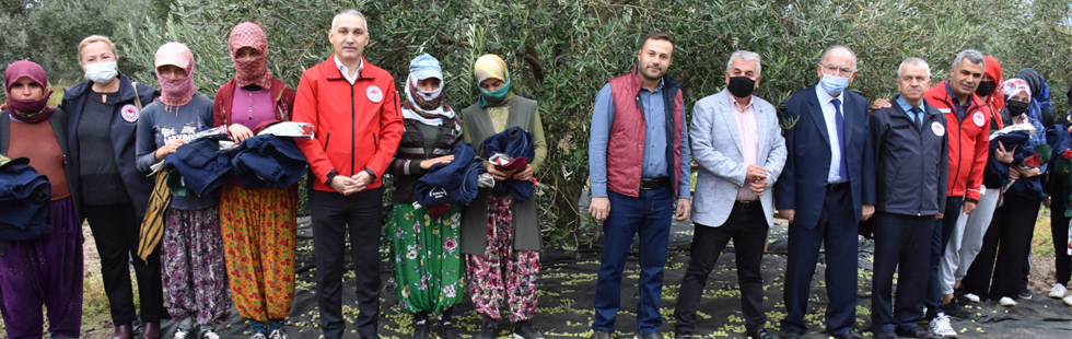 Dünya kadın çiftçiler gününde anlamlı ziyaret