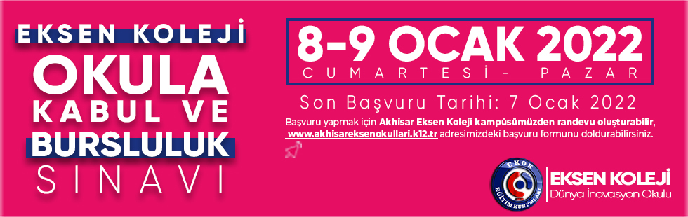 Eksen Koleji, bursluluk sınavı başvuruları başladı