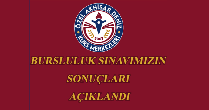 Deniz Kurs bursluluk sınavı sonuçları açıklandı