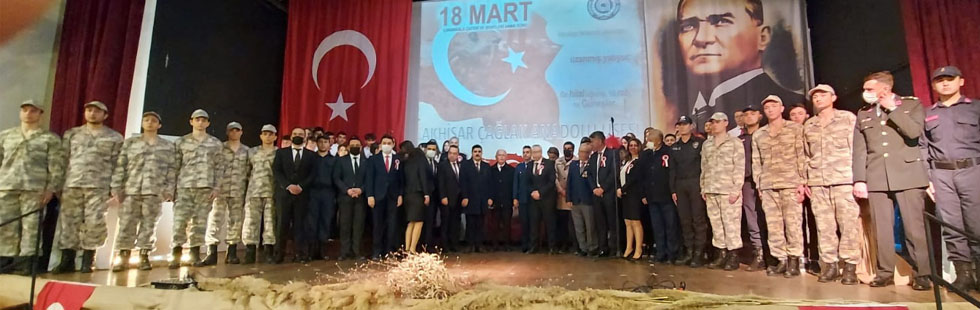 18 Mart Şehitleri Anma ve Çanakkale Zaferinin 107.Yılı