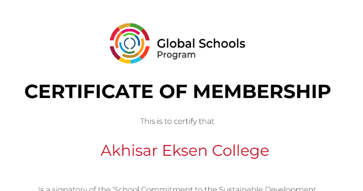 Eksen Koleji, Global Schools programına kabul edildi