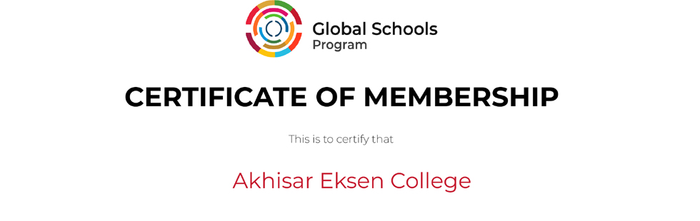 Eksen Koleji, Global Schools programına kabul edildi