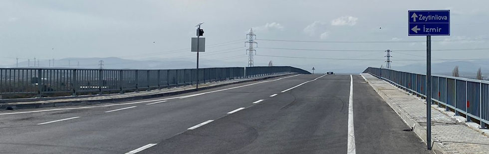 Zeytinliova yolu trafiğe açıldı