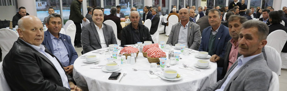 Başkan Dutlulu muhtarlarla iftar sofrasında buluştu