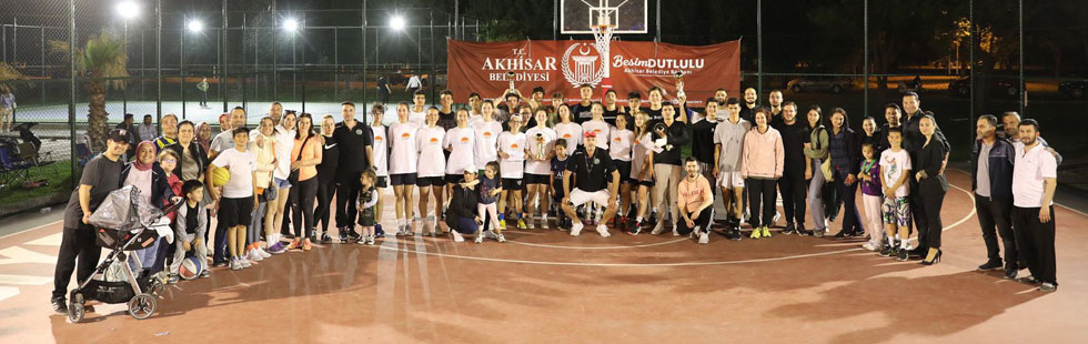 Sokak basketbol turnuvası sona erdi