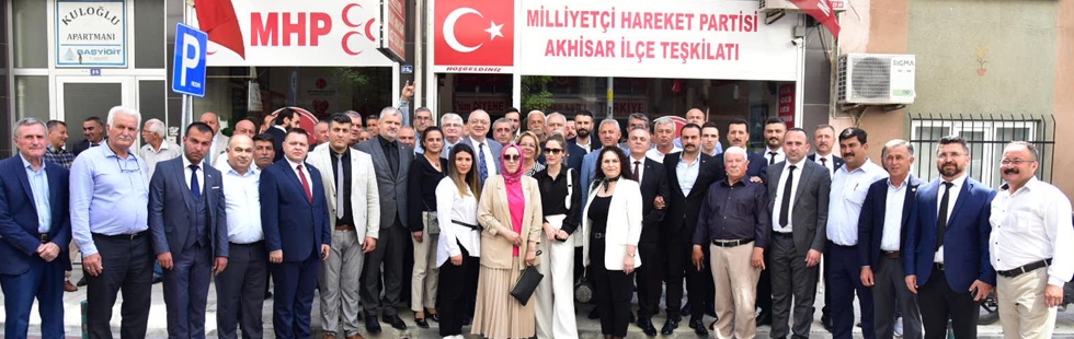 Başkan Ergün, MHP Akhisar İlçe Teşkilatı ile buluştu