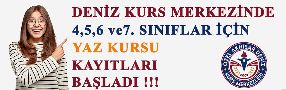 Deniz Kurs Merkezinde yaz kursu kayıtları başladı