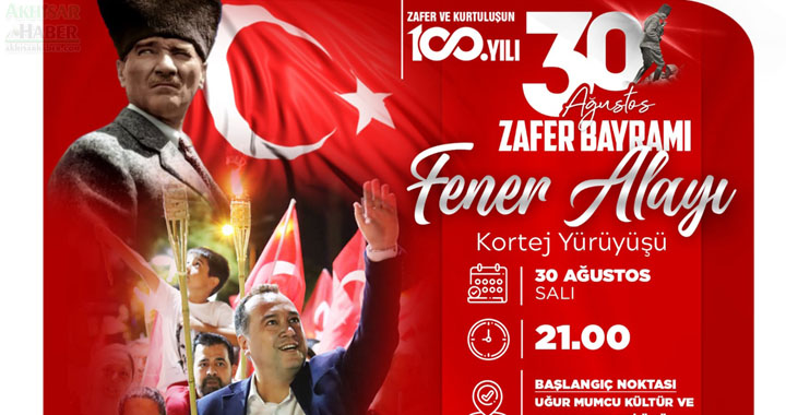 Büyük Zafer'in 100. yılı zafer turu ve fener alayı ile kutlanacak