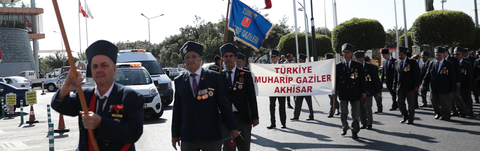 19 Eylül Gaziler günü törenle kutlandı