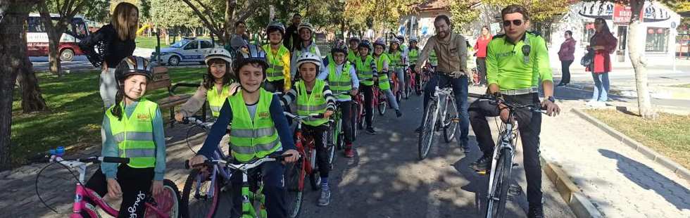 Çocuk Trafik Eğitim Parkı’nda eğitimler devam ediyor