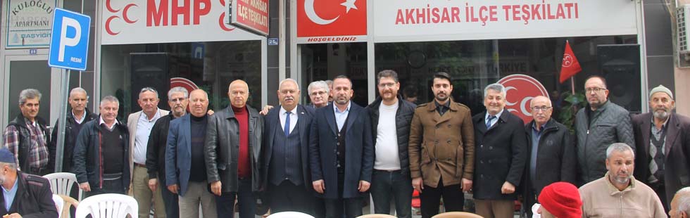 MHP İl Başkanı Murat Öner için Akhisar'da lokma hayrı yapıldı