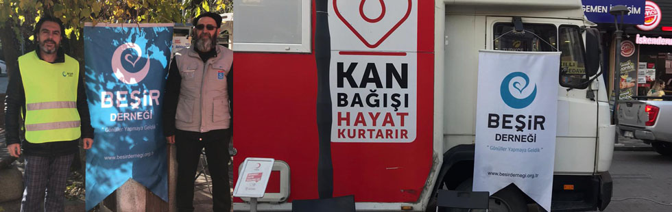 Beşir Derneğinden kan bağışına destek