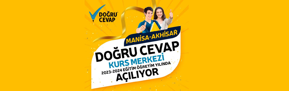 Doğru Cevap Kursları Akhisar’da