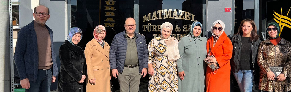 Füzün ve yönetiminden Matmazel Güzelliğe ziyaret