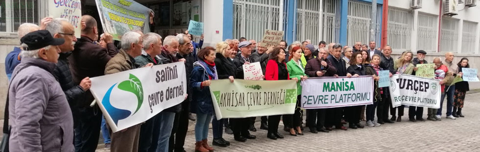 Manisa Çevre Dernekleri platformu ortak basın açıklaması