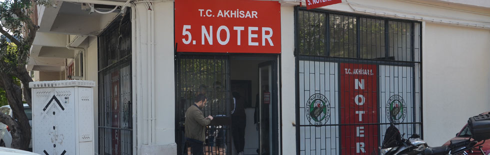 Akhisar’da 5. Noter açıldı