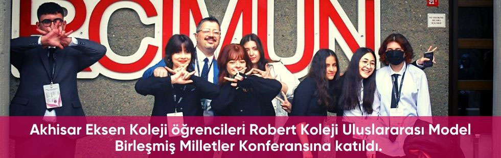 Eksen Koleji, Robert Koleji RCIMUN23’e katıldı