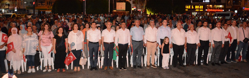 15 Temmuz 7. Yılı Egemenlik meydanında yapıldı