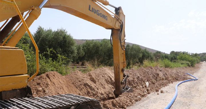 Kayalıoğlu mahallesinde içme suyu terfi hattı çalışmaları başladı