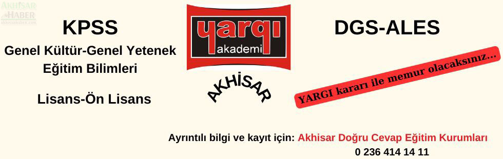 Akhisar Yargı Akademide kayıtlar başladı