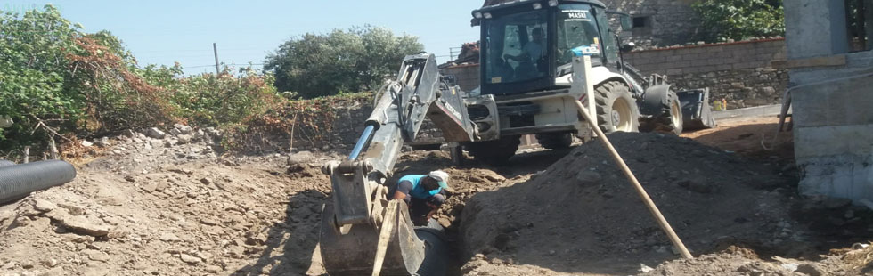 Arabacıbozköy mahallesi yağmursuyu hattı çalışmaları tamamlandı