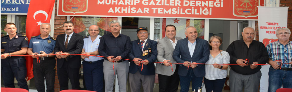 Gaziler Derneği binası törenle hizmete açıldı