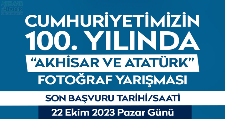 Cumhuriyetin 100. Yılına özel ödüllü fotoğraf yarışması düzenliyor