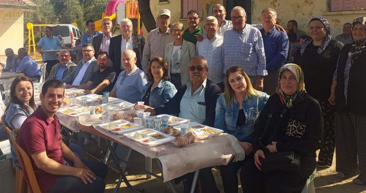 CHP Köy hayırlarına katılım sağladılar