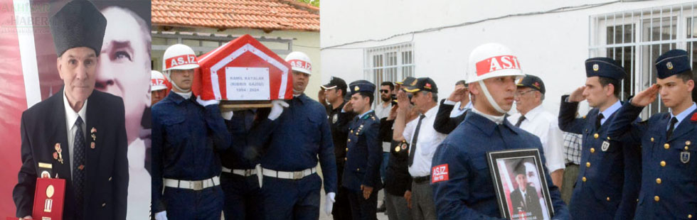 Kıbrıs Gazisi Kamil Kahyalar, son yolculuğuna uğurlandı