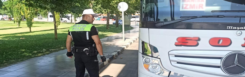 Terminallerde Otobüslere yönelik Emniyet Kemeri Denetimi