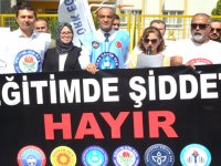 6 Sendika bir araya geldi Eğitimde Şiddete hayır ortak açıklaması yaptı