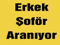 Erkek Şoför Aranıyor