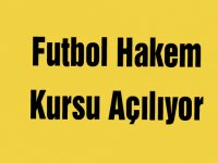 Futbol Hakem Kursu Açılıyor