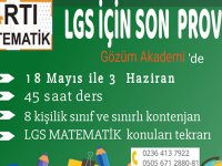 Artı Matematik’te LGS için son prova