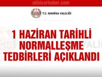 Manisa Valiliği Haziran ayı normalleşme tedbirlerini yayınladı