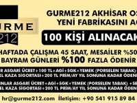 Gurme 212 fabrikasına 100 personel alınacak