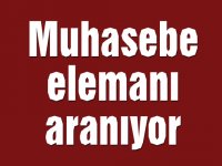 Muhasebe elemanı aranıyor