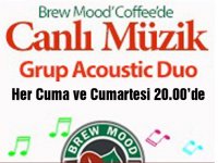 Brew Mood Coffee’de canlı müzik keyfi