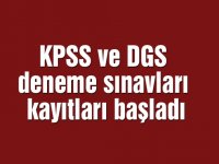 KPSS ve DGS deneme sınavları kayıtları başladı