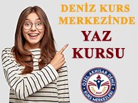 Deniz Kurs Merkezinde yaz kursu kayıtları başladı