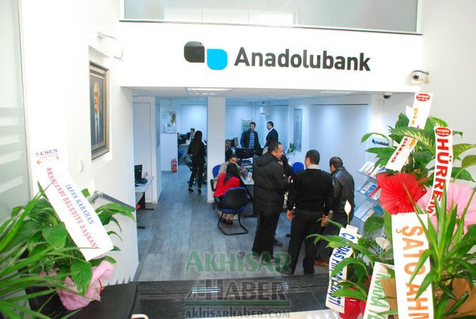 Anadolubank Akhisar Şubesi Yeni Adresinde